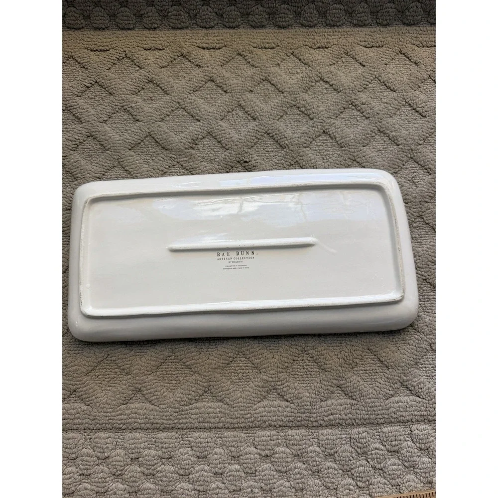 Easter Rae Dunn Happy Easter Banner Easter Eggs Serving Platter Tray